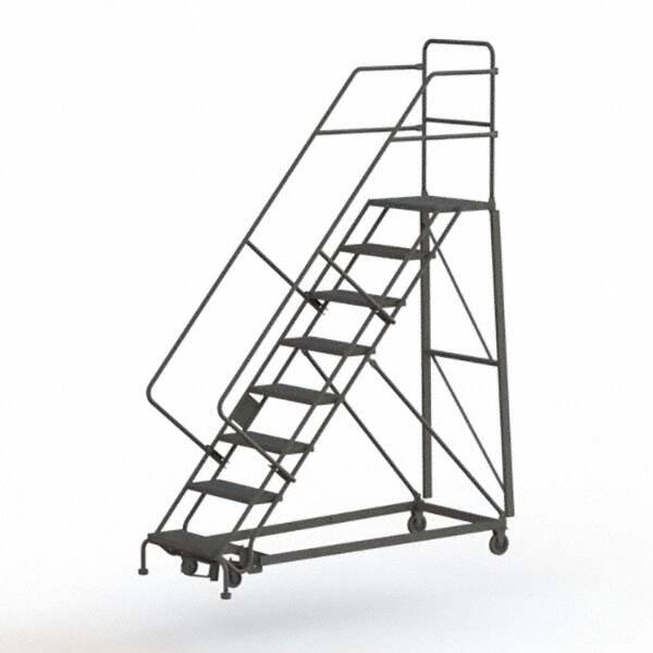 TRI-ARC - Rolling & Wall Mounted Ladders & Platforms Type: Stairway Slope Ladder Style: Rolling Safety Ladder - Americas Industrial Supply