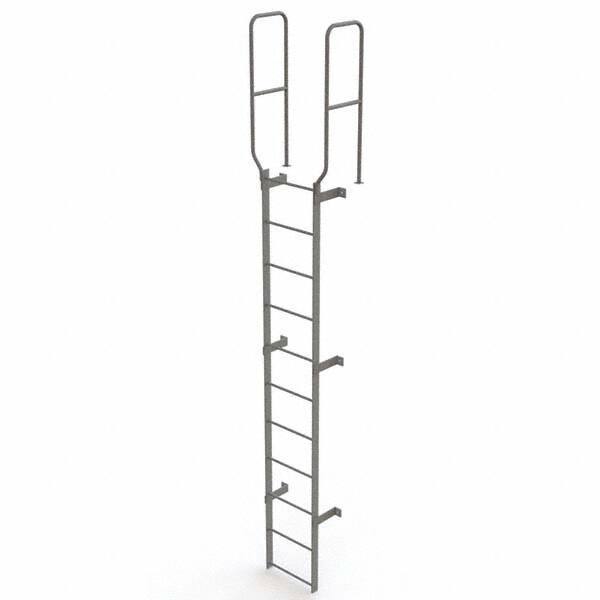 TRI-ARC - Rolling & Wall Mounted Ladders & Platforms Type: Fixed Ladder Style: Safety Cage - Americas Industrial Supply