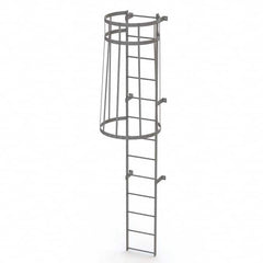 TRI-ARC - Rolling & Wall Mounted Ladders & Platforms Type: Fixed Ladder Style: Safety Cage - Americas Industrial Supply