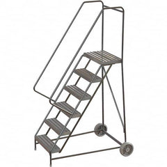 TRI-ARC - Rolling & Wall Mounted Ladders & Platforms Type: Rolling Warehouse Ladder Style: Rolling Safety Ladder - Americas Industrial Supply