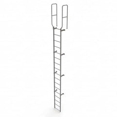 TRI-ARC - Rolling & Wall Mounted Ladders & Platforms Type: Fixed Ladder Style: Safety Cage - Americas Industrial Supply