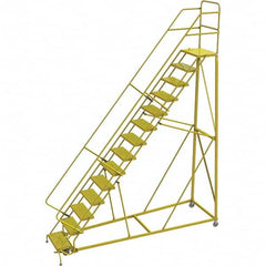 TRI-ARC - Rolling & Wall Mounted Ladders & Platforms Type: Stairway Slope Ladder Style: Forward Descent 50 Degree Incline - Americas Industrial Supply