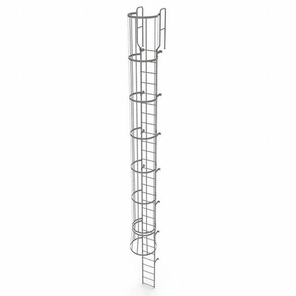 TRI-ARC - Rolling & Wall Mounted Ladders & Platforms Type: Fixed Ladder Style: Safety Cage - Americas Industrial Supply