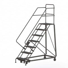 TRI-ARC - Rolling & Wall Mounted Ladders & Platforms Type: Stairway Slope Ladder Style: Rolling Safety Ladder - Americas Industrial Supply