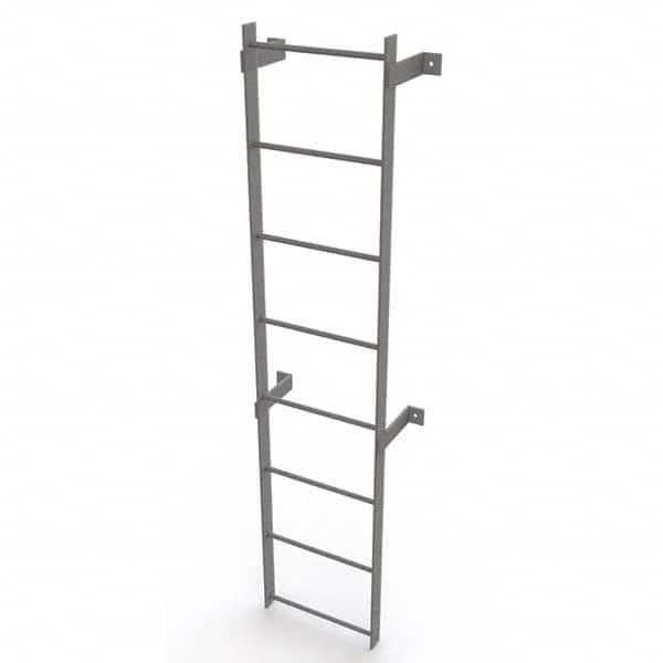TRI-ARC - Rolling & Wall Mounted Ladders & Platforms Type: Fixed Ladder Style: Safety Cage - Americas Industrial Supply