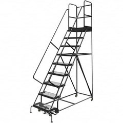 TRI-ARC - Rolling & Wall Mounted Ladders & Platforms Type: Rolling Warehouse Ladder Style: Rolling Platform Ladder - Americas Industrial Supply