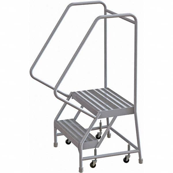 TRI-ARC - Rolling & Wall Mounted Ladders & Platforms Type: Rolling Warehouse Ladder Style: Rolling Safety Ladder - Americas Industrial Supply