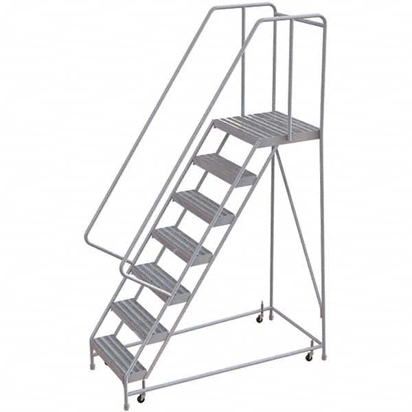 TRI-ARC - Rolling & Wall Mounted Ladders & Platforms Type: Rolling Warehouse Ladder Style: Rolling Safety Ladder - Americas Industrial Supply