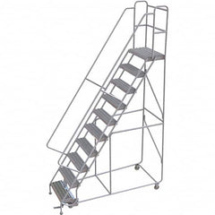 TRI-ARC - Rolling & Wall Mounted Ladders & Platforms Type: Rolling Warehouse Ladder Style: Rolling Safety Ladder - Americas Industrial Supply