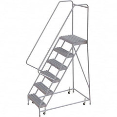 TRI-ARC - Rolling & Wall Mounted Ladders & Platforms Type: Rolling Warehouse Ladder Style: Rolling Safety Ladder - Americas Industrial Supply