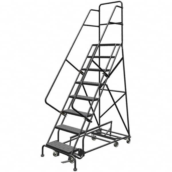 TRI-ARC - Rolling & Wall Mounted Ladders & Platforms Type: All-Directional Ladder Style: Rolling Safety Ladder - Americas Industrial Supply