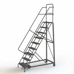 TRI-ARC - Rolling & Wall Mounted Ladders & Platforms Type: Rolling Warehouse Ladder Style: Rolling Safety Ladder - Americas Industrial Supply