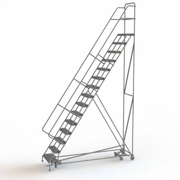 TRI-ARC - Rolling & Wall Mounted Ladders & Platforms Type: All-Directional Ladder Style: Forward Descent 50 Degree Incline - Americas Industrial Supply