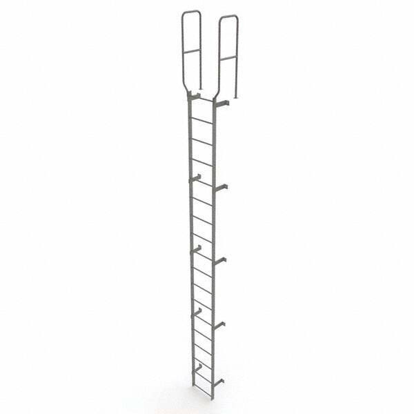 TRI-ARC - Rolling & Wall Mounted Ladders & Platforms Type: Fixed Ladder Style: Safety Cage - Americas Industrial Supply