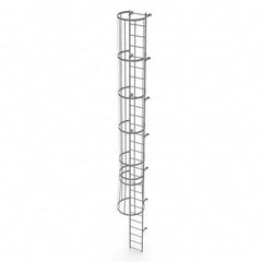 TRI-ARC - Rolling & Wall Mounted Ladders & Platforms Type: Fixed Ladder Style: Safety Cage - Americas Industrial Supply