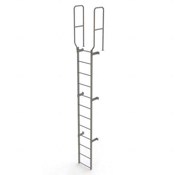 TRI-ARC - Rolling & Wall Mounted Ladders & Platforms Type: Fixed Ladder Style: Safety Cage - Americas Industrial Supply