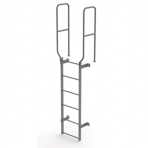 TRI-ARC - Rolling & Wall Mounted Ladders & Platforms Type: Fixed Ladder Style: Safety Cage - Americas Industrial Supply