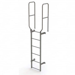 TRI-ARC - Rolling & Wall Mounted Ladders & Platforms Type: Fixed Ladder Style: Safety Cage - Americas Industrial Supply