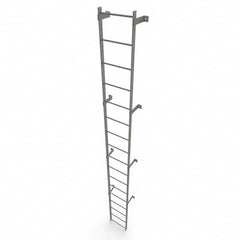 TRI-ARC - Rolling & Wall Mounted Ladders & Platforms Type: Fixed Ladder Style: Safety Cage - Americas Industrial Supply