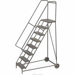 TRI-ARC - Rolling & Wall Mounted Ladders & Platforms Type: Rolling Warehouse Ladder Style: Rolling Safety Ladder - Americas Industrial Supply