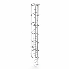 TRI-ARC - Rolling & Wall Mounted Ladders & Platforms Type: Fixed Ladder Style: Safety Cage - Americas Industrial Supply