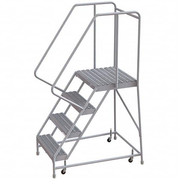 TRI-ARC - Rolling & Wall Mounted Ladders & Platforms Type: Rolling Warehouse Ladder Style: Rolling Safety Ladder - Americas Industrial Supply