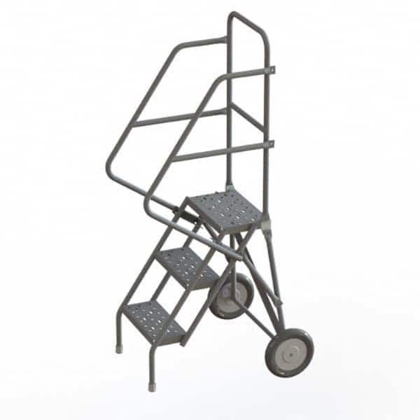 TRI-ARC - Rolling & Wall Mounted Ladders & Platforms Type: Rolling Style: Rolling Platform Ladder - Americas Industrial Supply