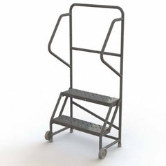 TRI-ARC - Rolling & Wall Mounted Ladders & Platforms Type: TiltNRoll Rolling Ladder Style: Tilt & Roll Safety Ladder - Americas Industrial Supply