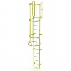 TRI-ARC - Rolling & Wall Mounted Ladders & Platforms Type: Fixed Ladder Style: Safety Cage - Americas Industrial Supply