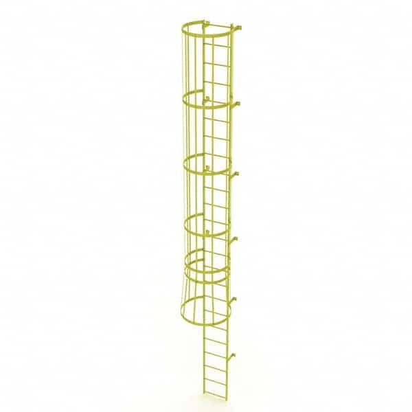 TRI-ARC - Rolling & Wall Mounted Ladders & Platforms Type: Fixed Ladder Style: Safety Cage - Americas Industrial Supply