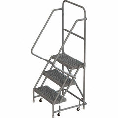 TRI-ARC - Rolling & Wall Mounted Ladders & Platforms Type: Rolling Warehouse Ladder Style: Rolling Platform Ladder - Americas Industrial Supply