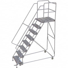 TRI-ARC - Rolling & Wall Mounted Ladders & Platforms Type: Rolling Warehouse Ladder Style: Rolling Safety Ladder - Americas Industrial Supply