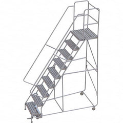 TRI-ARC - Rolling & Wall Mounted Ladders & Platforms Type: Rolling Warehouse Ladder Style: Rolling Safety Ladder - Americas Industrial Supply