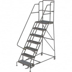 TRI-ARC - Rolling & Wall Mounted Ladders & Platforms Type: Rolling Warehouse Ladder Style: Rolling Platform Ladder - Americas Industrial Supply