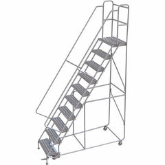 TRI-ARC - Rolling & Wall Mounted Ladders & Platforms Type: Rolling Warehouse Ladder Style: Rolling Safety Ladder - Americas Industrial Supply