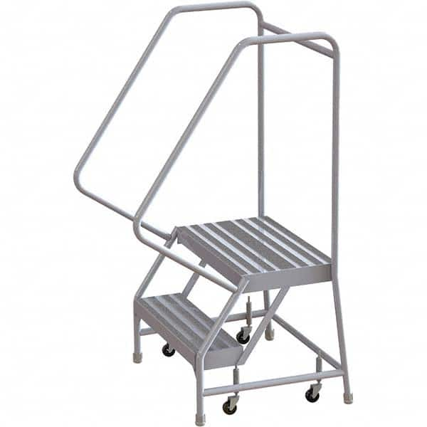 TRI-ARC - Rolling & Wall Mounted Ladders & Platforms Type: Rolling Warehouse Ladder Style: Rolling Safety Ladder - Americas Industrial Supply