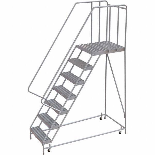 TRI-ARC - Rolling & Wall Mounted Ladders & Platforms Type: Rolling Warehouse Ladder Style: Rolling Safety Ladder - Americas Industrial Supply