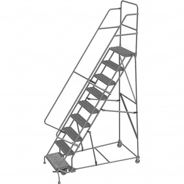 TRI-ARC - Rolling & Wall Mounted Ladders & Platforms Type: Rolling Warehouse Ladder Style: Rolling Platform Ladder - Americas Industrial Supply