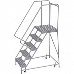 TRI-ARC - Rolling & Wall Mounted Ladders & Platforms Type: Rolling Warehouse Ladder Style: Rolling Safety Ladder - Americas Industrial Supply