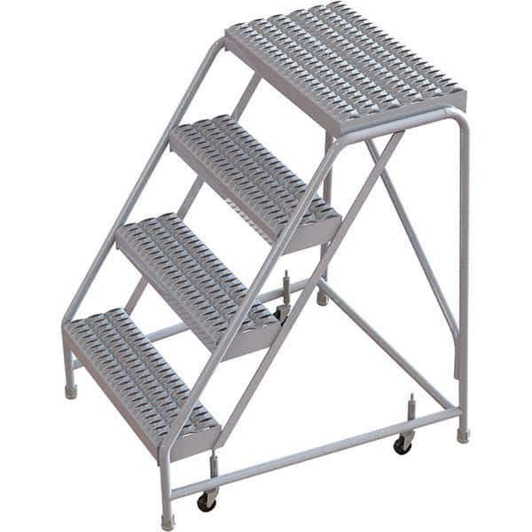 TRI-ARC - Rolling & Wall Mounted Ladders & Platforms Type: Rolling Warehouse Ladder Style: Rolling Safety Ladder - Americas Industrial Supply