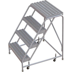 TRI-ARC - Rolling & Wall Mounted Ladders & Platforms Type: Rolling Warehouse Ladder Style: Rolling Safety Ladder - Americas Industrial Supply