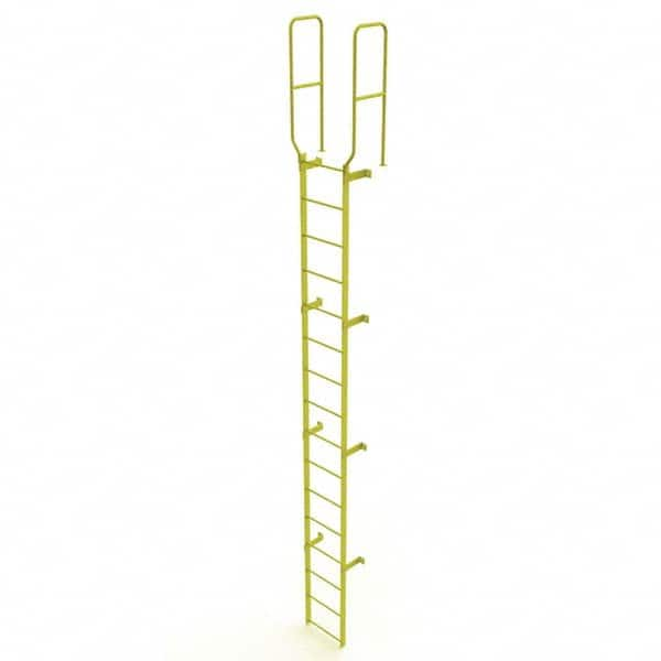 TRI-ARC - Rolling & Wall Mounted Ladders & Platforms Type: Fixed Ladder Style: Safety Cage - Americas Industrial Supply