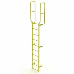 TRI-ARC - Rolling & Wall Mounted Ladders & Platforms Type: Fixed Ladder Style: Safety Cage - Americas Industrial Supply