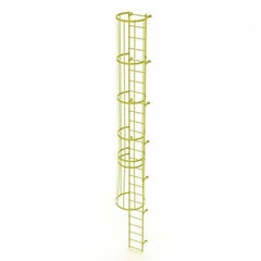 TRI-ARC - Rolling & Wall Mounted Ladders & Platforms Type: Fixed Ladder Style: Safety Cage - Americas Industrial Supply