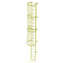 TRI-ARC - Rolling & Wall Mounted Ladders & Platforms Type: Fixed Ladder Style: Safety Cage - Americas Industrial Supply