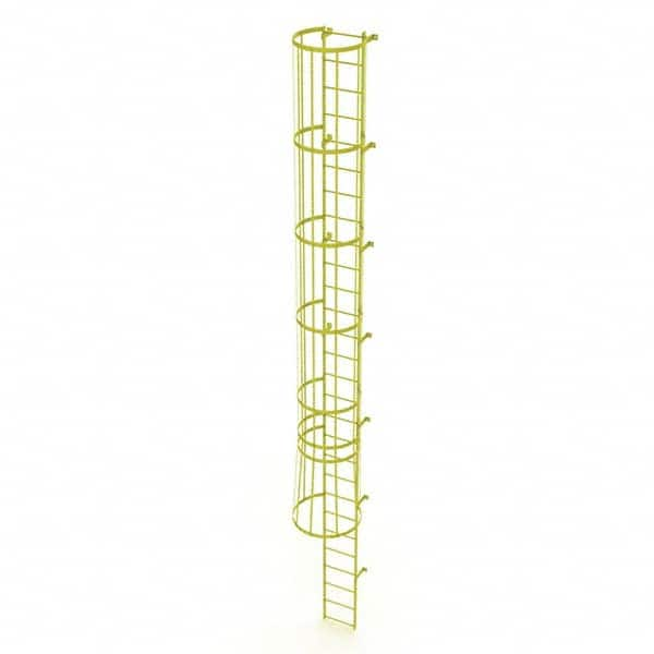 TRI-ARC - Rolling & Wall Mounted Ladders & Platforms Type: Fixed Ladder Style: Safety Cage - Americas Industrial Supply