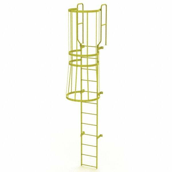 TRI-ARC - Rolling & Wall Mounted Ladders & Platforms Type: Fixed Ladder Style: Safety Cage - Americas Industrial Supply