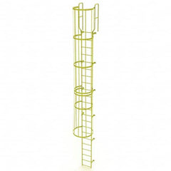 TRI-ARC - Rolling & Wall Mounted Ladders & Platforms Type: Fixed Ladder Style: Safety Cage - Americas Industrial Supply