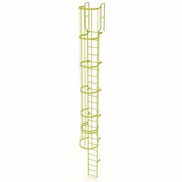 TRI-ARC - Rolling & Wall Mounted Ladders & Platforms Type: Fixed Ladder Style: Safety Cage - Americas Industrial Supply