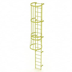 TRI-ARC - Rolling & Wall Mounted Ladders & Platforms Type: Fixed Ladder Style: Safety Cage - Americas Industrial Supply